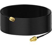 Câble RP-SMA Rallonge Antenne WiFi 10m RG174 Mâle à Femelle Montage en Saillie pour Routeur Wi-Fi Caméra de Sécurité Adaptateur de Carte Réseau Sans Fil Mini PCIE