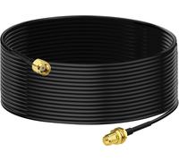 Câble RP-SMA Rallonge Antenne WiFi 10m RG174 Mâle à Femelle Montage en Saillie pour Routeur Wi-Fi Caméra de Sécurité Adaptateur de Carte Réseau Sans Fil Mini PCIE