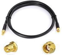 Câble RP-SMA Rallonge Antenne WiFi 1m Câble ALSR240 Faible Perte Adaptateur de RP-SMA Mâle à Femelle pour Caméra Passerelle Routeur WiF Carte Réseau Sans Fil Mini PCI Express PCIE