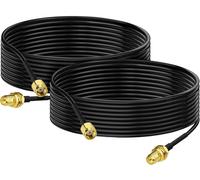 Cable RP-SMA Rallonge Antenne WiFi 3m Adaptateur de RP-SMA Mâle à Femelle RG174 pour Extension Telesurveillance Routeur WiFi Caméra IP Carte Réseau sans Fil Mini PCI Express PCIE,2-Paquet