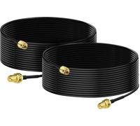 Cable RP-SMA Rallonge Antenne WiFi 5m Adaptateur de RP-SMA Mâle à Femelle RG174 pour Extension Telesurveillance Routeur WiFi Caméra IP Carte Réseau sans Fil Mini PCI Express PCIE,2-Paquet