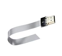 Câble Ruban HDMI FFC À Angle 90 °, Fil Flexible Mini/Micro Vers HDMI Standard for La Photographie Aérienne De Drone FPV(HDMI to Micro female-1m)