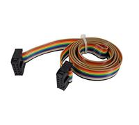 Câble ruban plat flexible à 10 broches pour imprimante 3D 50/100/150 cm F/F 2,54 mm pour câble d'écran LCD Ender 3 Ender 3 Pro Reprap Mendel Prusa I3 Fil souple (100 cm)