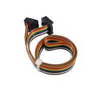 Câble ruban plat flexible à 10 broches pour imprimante 3D 50/100/150 cm F/F 2,54 mm pour câble d'écran LCD Ender 3 Ender 3 Pro Reprap Mendel Prusa I3 Fil souple (50 cm)