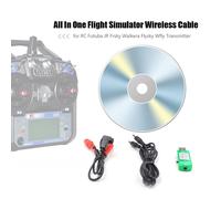 Câble Sans Fil Pour Simulateur De Vol Rc Tout-En-Un, Pour Émetteur Futuba Jr Frsky Walkera Flysky Wfly Rc, Pièces De Jouets Rc