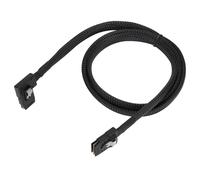 Câble SAS haute performance de 1 mètre de long, connecteur coudé SFF-8087, assurance qualité fiable, accès rapide aux données pour les