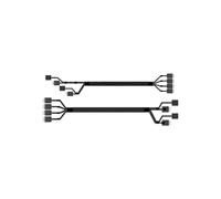 Câble SAS Intel A2U8PSWCXCXK1 - 0.725m - Connecteur SFF-8611 vers SFF-8611 - Noir - Kit de 2 - Compatible Systèmes Serveur Intel