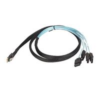 Câble SAS vers SATA, Câble de Disque de Matrice de Noyau de Cuivre étamé à 7 Broches, Couche de Blindage en Feuille d'aluminium Résistante à l'usure, Transmission Rapide et Douce pour (1m/39.4in)