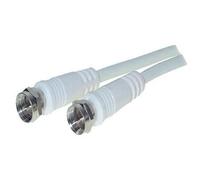 Câble SAT - SHIVERPEAKS - BASIC-S - 10 m - F-Connecteur - Blanc