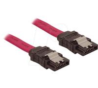Câble SATA, 2x SATA mâle avec verrouillage, 0,7m