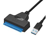 Câble SATA 3 USB, câble SSD, adaptateur SATA pour USB, connecteur eSATA USB, câble haute vitesse disque dur, adaptateur câble d’alimentation, câble pour disque SSD et HDD portable