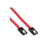 Câble InLine® SATA 6Gb / s avec loquets de 1 m Rouge