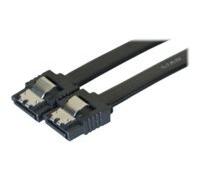 Câble sata 6GB/s slim sécurisé (noir) - 20 cm