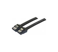 Câble Sata 6gb/s Slim Sécurisé (noir) - 20 cm