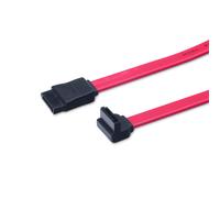 Câble SATA 7-pin - ASSMANN ELECTRONIC - 0.5 m - Rouge - Connecteur à angle gauche, plat