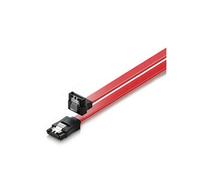 Ewent Câble SATA III - Vitesse 6 Gbits - Clips en métal - SATA L-Type Rouge 70 cm