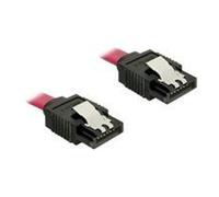 Cable SATA - Câble SATA - Serial ATA 150/300/600 - SATA (F) pour SATA (F) - 10 cm - verrouillé, connecteur droite - rouge - pour P/N: 89270, 89271