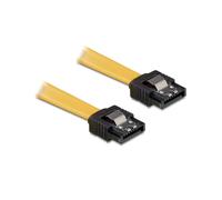 Câble SATA DeLOCK 82481 - Longueur 0.7m, Connecteur SATA Standard, Couleur Jaune, Code SH 84733080