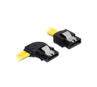 Câble SATA DeLOCK 82825 - 0.5m Mâle/Mâle - 6Gbps - Jaune - Code douanier 84733080