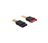 Cable SATA Extension - Câble d'extension SATA - Serial ATA 150/300/600 - SATA (M) pour SATA (F) - 1 m - connecteur droite - jaune