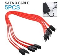 câble SATA haute vitesse pour disque dur, 1.5 Gbps, 40cm, série ATA RAID, transfert de données à Angle droit, 5 pièces