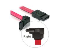 Câble SATA II DeLOCK 84223 - Longueur 0.5m Rouge - Connectique Serial ATA II, 7 broches, Code SH 84733080
