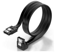 Cable SATA III 50cm 6 Gbps 90 Droit Degrés Angle Data Câble avec Loquet de Verouillage