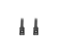 Câble SATA III - Lanberg - CA-SASA-14CU-0050-BK - 0 5 m - Rouge - SATA 6 Gb/s