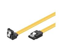 Câble SATA III Wentronic 93947 noir et jaune - 10cm