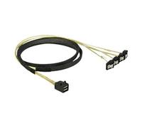 - Câble SATA / SAS - SAS 6Gbit/s - Disque dur SAS Mini 4x (SFF-8643) (P) pour SATA (R) incliné - 1 m