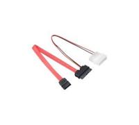 - Câble SATA - SATA Slimline (F) pour SATA, alimentation interne 4 pin (5 V) - 20 cm