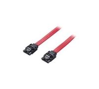 - Câble SATA - Serial ATA 150/300/600 - SATA (F) incliné pour SATA (F) - 50 cm - verrouillé - rouge
