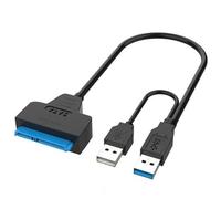 Câble SATA vers USB 3.0 2.0 Easy Drive USB 3.0 vers Sata III Adaptateur de disque dur externe 2,5" HDD SSD Adaptateur Power DC (USB 3.0 Power)