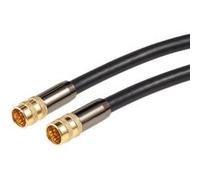 Auvisio Câble satellite (fiches F) HDTV 105 dB à blindage renforcé - 1 m