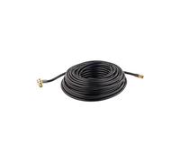Câble satellite (fiches F) HDTV 105 dB à blindage renforcé - Coudé - 20 m Auvisio