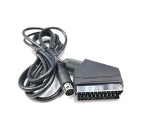 Câble Scart Rgb, 1.8m, 9 Broches V/C, Pour Sega Mega Drive 2 Genesis 2 Md2, Câble Scart Rgb Av