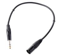 Cable Scene DJ PA Live Moniteur Studio Sonorisation 6,3mm Jack XLR Longueur 0,5m