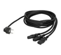 Câble Schuko vers 3 IEC