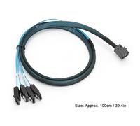 Câble SCSI série compatible, connexion point à point, pour des solutions d'échange et de stockage de données à haut débit, idéal pour les