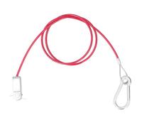 Cable Securite Remorque,Câble de sécurité Universel pour Remorque,Câble de Sécurité en Acier Inoxydable,Câble de Sécurité de Remorque,Corde de sécurité Breakaway,Aux Remorques,Voitures,Vélos,Rouge