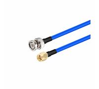 Câble semi-flexible RG402 BNC mâle vers SMA mâle femelle, adaptateur R+F 50 ohms, cordon d'extension coaxial R+F en queue de cochon(BNC M to SMA M,5Meter)