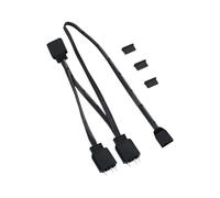 Câble Séparateur D'extension Argb À 3 Broches 5v 1 Femelle À 3 Pin De Punage Male Câble Adaptateur pour La Synchronisation De La Synchronisation par Ordinateur Extension du Ventilateur PC