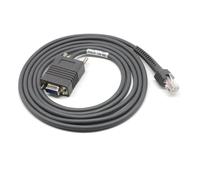 Câble série RS232 CBA-R01-S07PAR pour Motorola Symbol LS2208 DS4278, 6 pieds droit RJ45 à DB9 (gris)