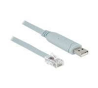 - Câble série - USB (M) pour RJ-45 (M) - 50 cm - EIA-232 - gris