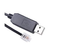 Câble série USB vers 6P4C RS232 RJ11 RJ12 compatible avec les moteurs Copley Controls et le panneau Accelnet Plus EtherCAT SER-CK
