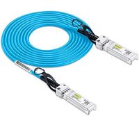 Câble SFP+ 3m SFP+ Direct Attach Copper Twinax Cable Passif,Compatible pour Cisco SFP-H10GB-CU3M,Ubiquiti,Freebox Delta,Netgear,D-Link,TP-Link,Zyxel,QNAP NAS,Bleue