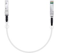 Câble SFP+ blanc, 10G SFP+ DAC, 0,25 m, câble Twinax en cuivre passif à fixation directe pour Cisco SFP-H10GB-CU0,25M, Ubiquiti UniFi UC-DAC-SFP+, TP-Link, Meraki, Mikrotik, Intel, Fortinet, Netgear