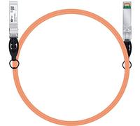 Câble SFP+ orange, 10G SFP+ DAC, 2 m, câble Twinax en cuivre passif à fixation directe pour Cisco SFP-H10GB-CU2M, Ubiquiti UniFi UC-DAC-SFP+, Meraki, Mikrotik, Intel, Fortinet, Netgear