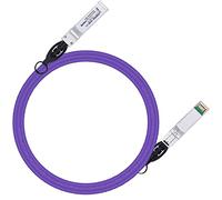 Câble SFP+ Twinax coloré 10 G, câble passif à fixation directe en cuivre (DAC), 2 m en violet, pour Cisco SFP-H10GB-CU2M, Meraki, Ubiquit, Mikrotik, Intel, Fortinet, Netgear et plus encore