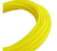 Cable Sleeves Gaines Plates tressées Extensibles en Peau de Serpent for câbles 3,0 mm, 4, 6, 8, 10, 12, 16 pour Ordinateur(UV Yellow,10MM,20 Meters)